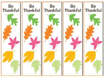 Be Thankful leaves bookmarks (click pic to open PDF)