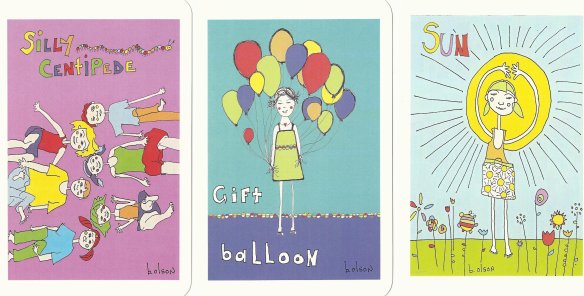 centipede, gift balloon, sun - front