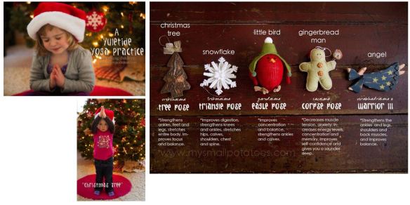 A Yuletide Yoga Practice for Young Children - click pic to go to blog post