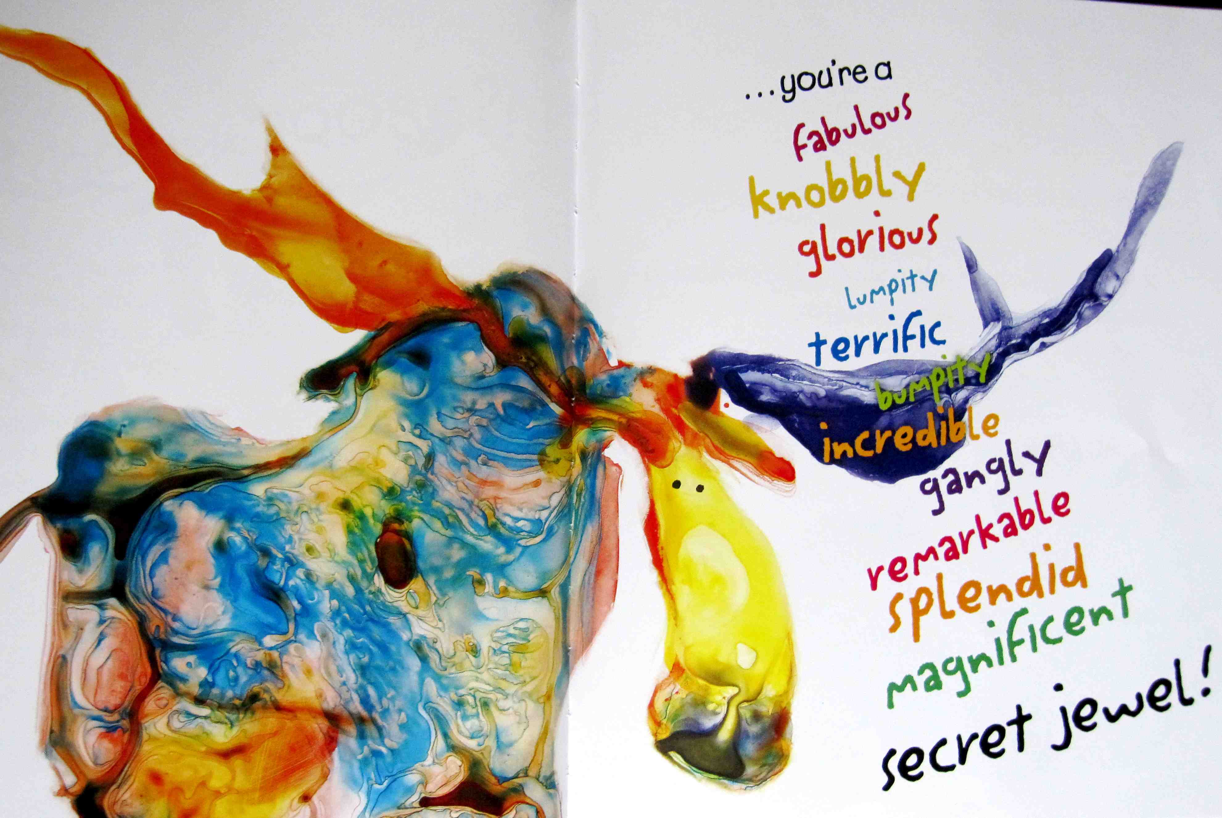 agate polished by kind words