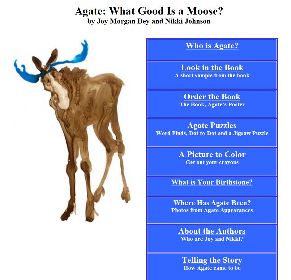 agate the book website