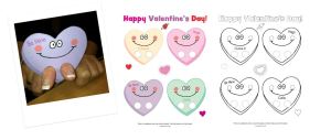 Valentines finger puppets pics