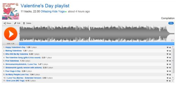 Valentine's Playlist on Soundcloud