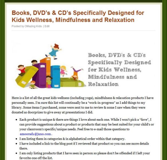 announcing new section on blog - click to go to that page