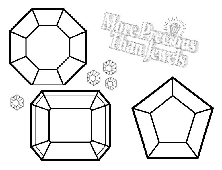 More Precious than Jewels Affirmation Coloring Activity - click pic to open PDF
