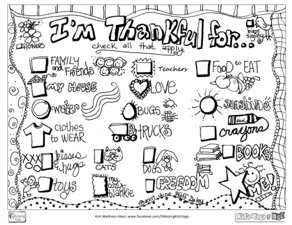 I'm Thankful For... (click to open 1-page PDF)