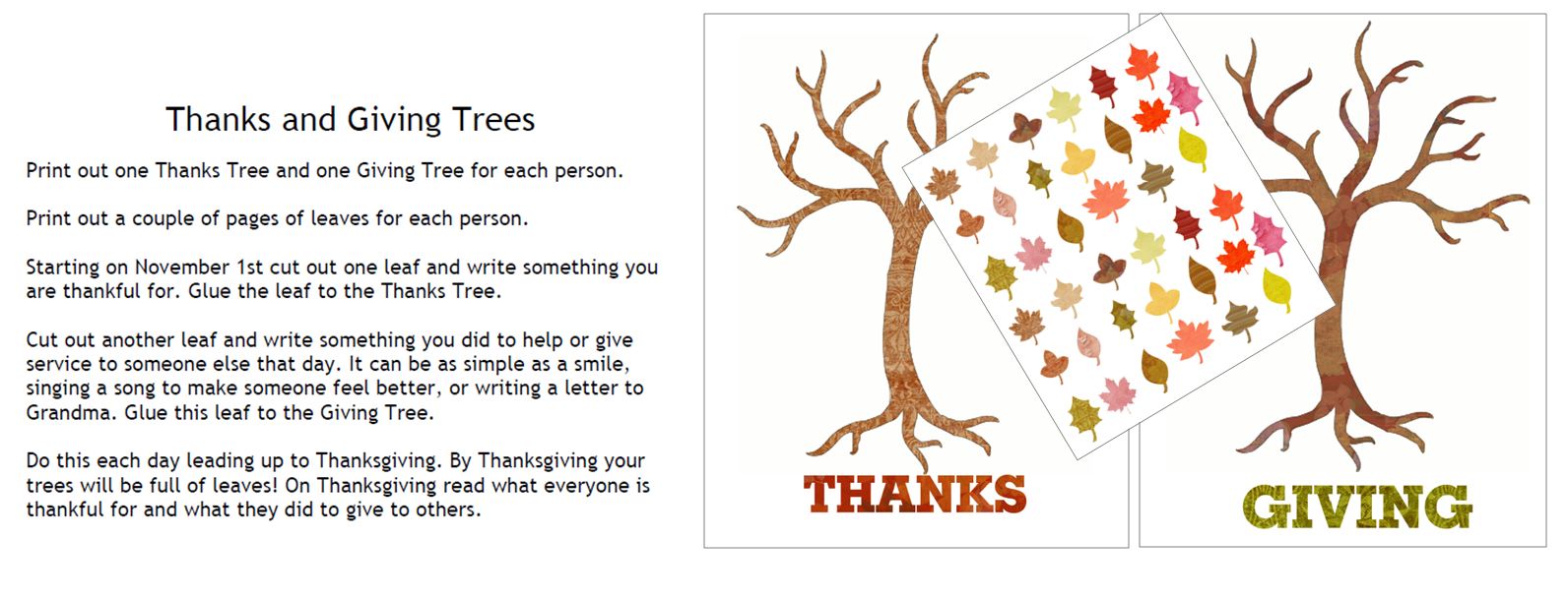Thanks & Giving Trees