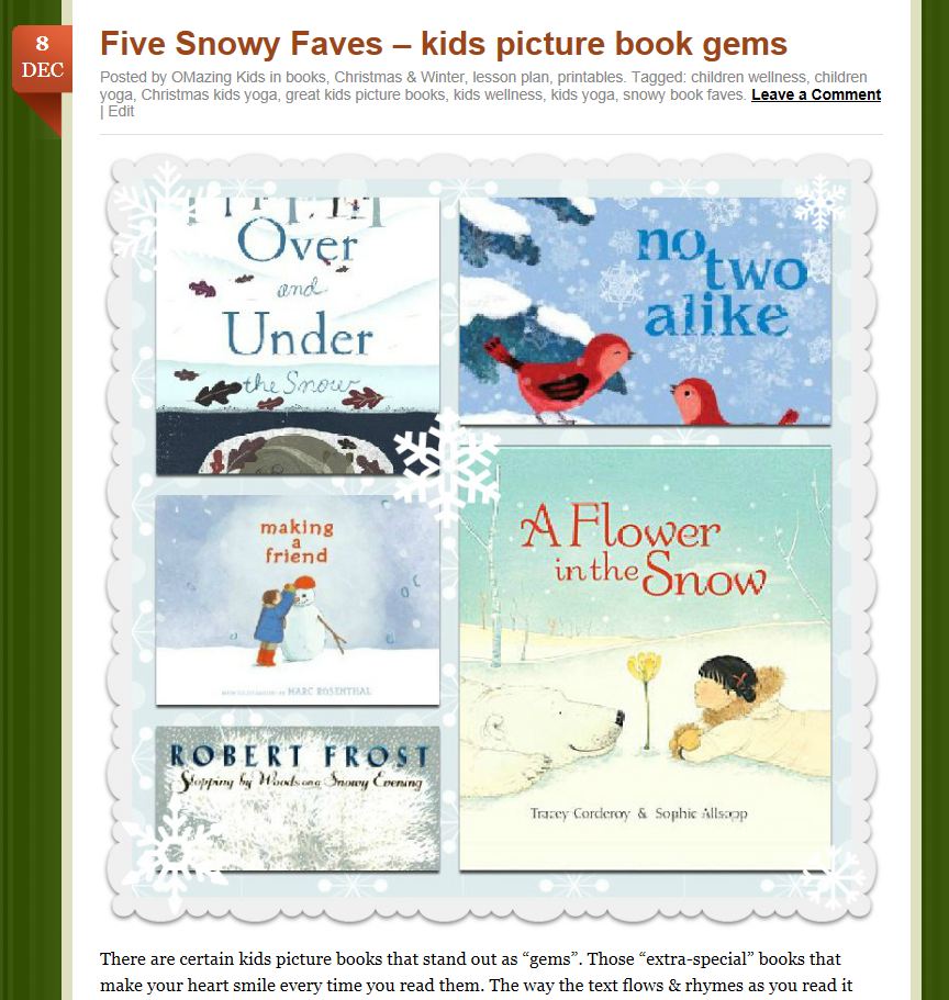 Five snowy faves post