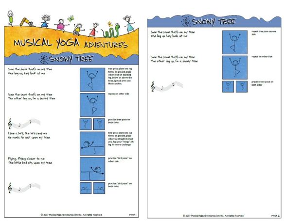 Snowy Tree - Muiscal Yoga Adventures