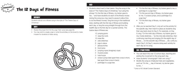 the 12 days of fitness