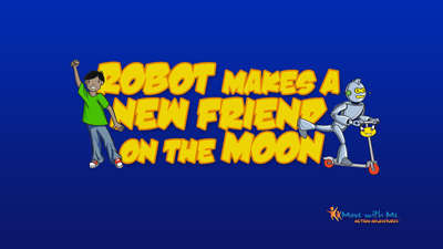 Robot Makes a New Friend on the Moon