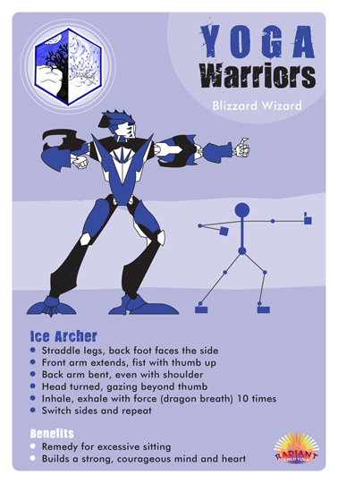 Yoga Warrior cards
