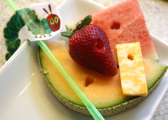 4 hungry caterpillar snack