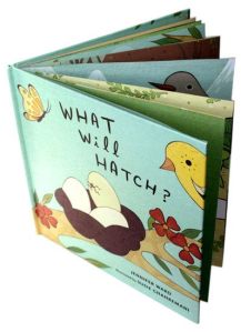 What Will Hatch - open book