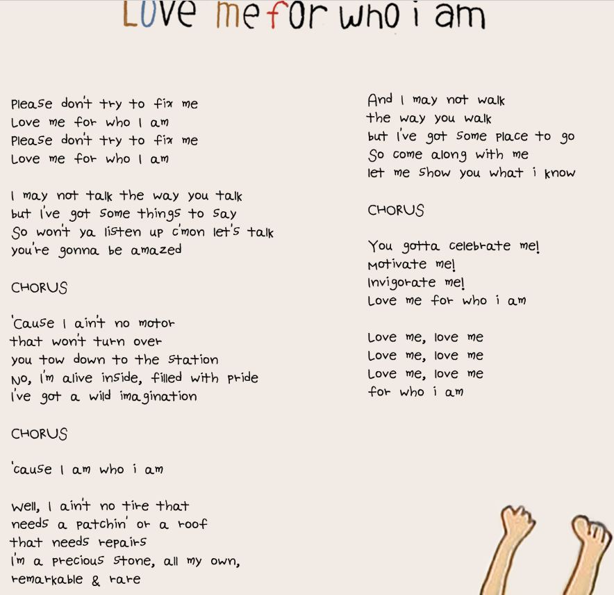 love me for wh I am lyrics