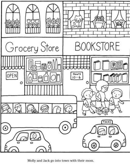 coloring page healthy snacks