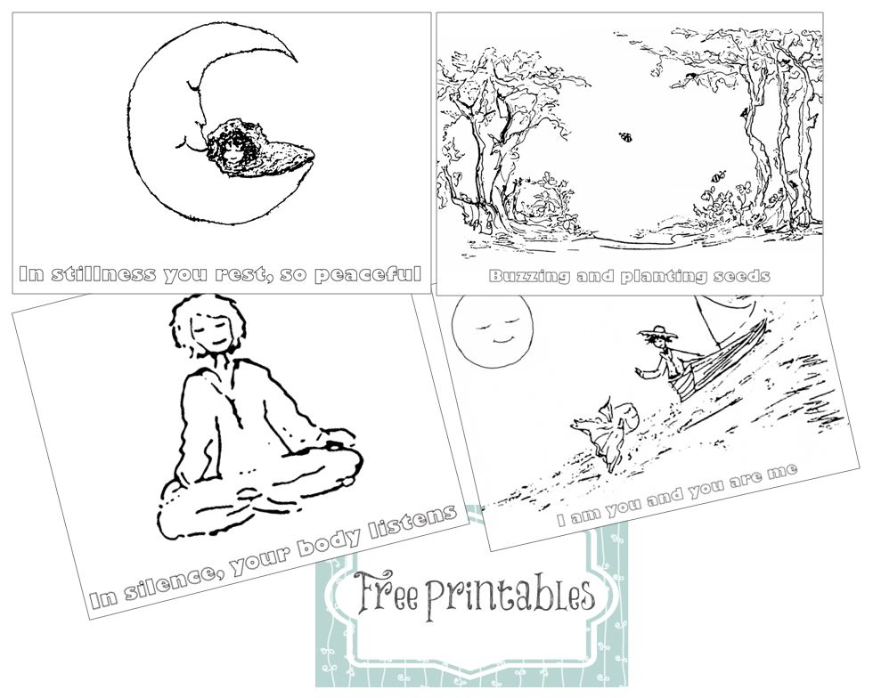 free printables for In Stillness