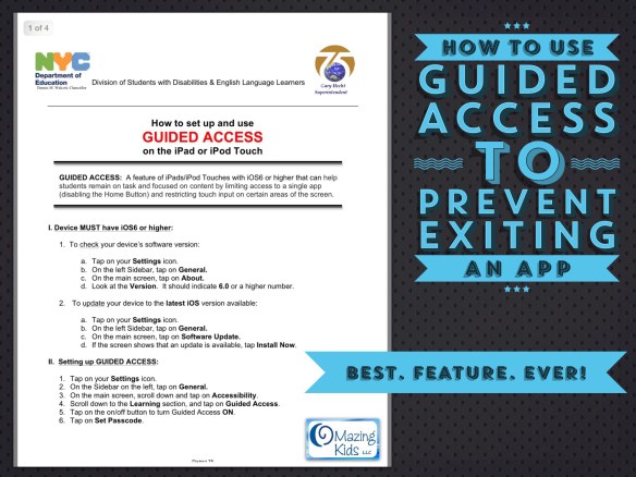 How to use Guided Access to prevent exiting an app – Best. Feature ...