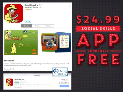 Social skills app currently free