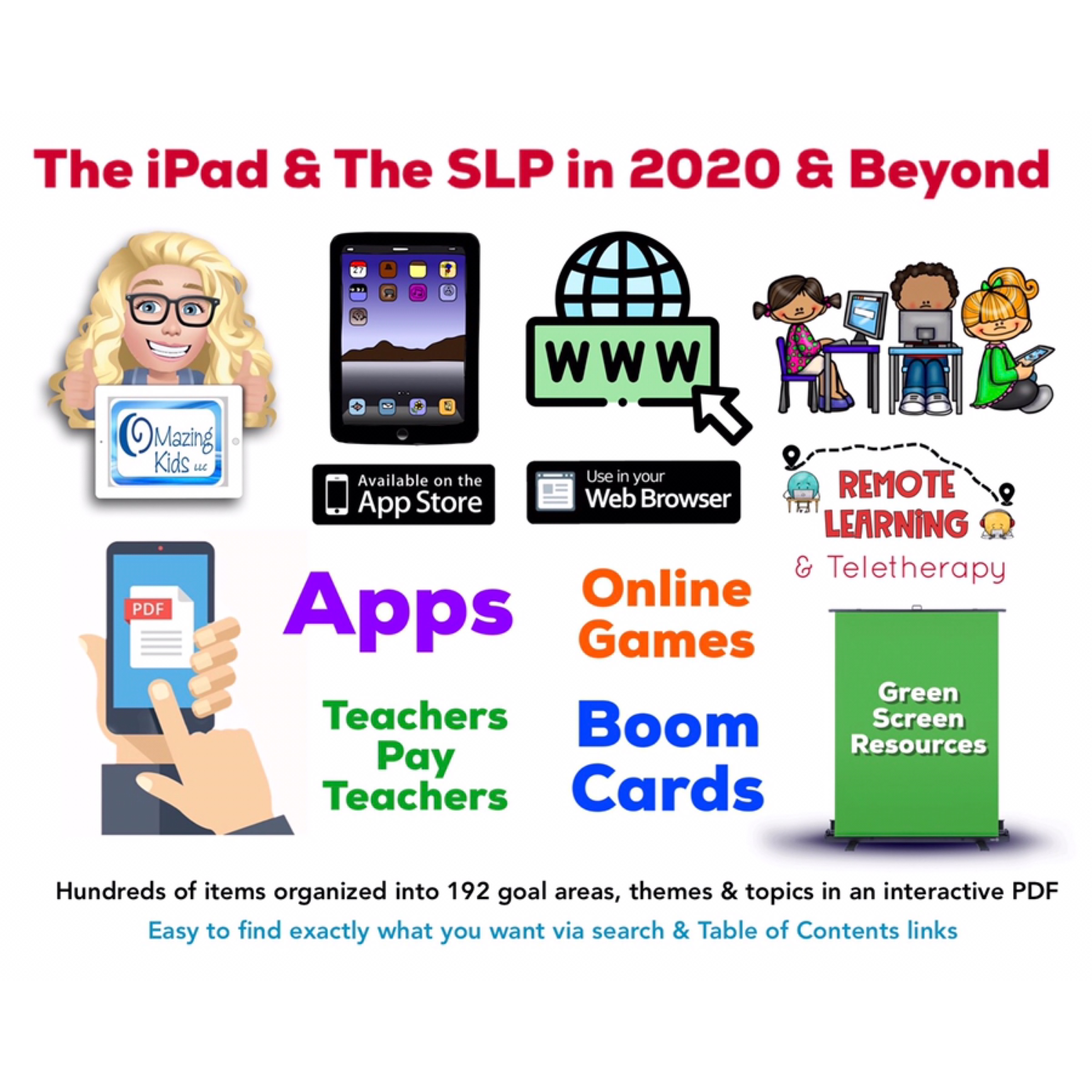 The iPad and the SLP in 2020 and Beyond - a new free interactive resource from OMazing Kids